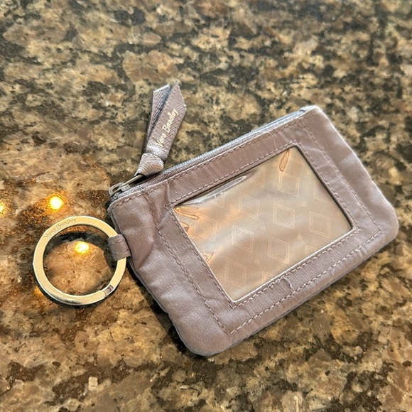 Vera Bradley gray coin card holder - Picture 3 of 10